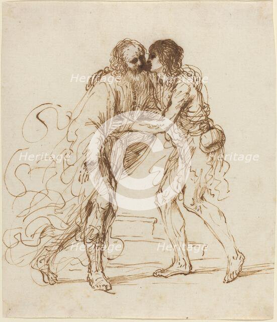 The Return of the Prodigal Son, c. 1640. Creator: Guercino.