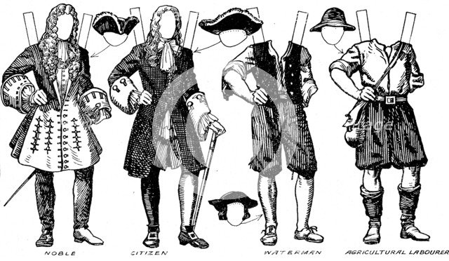 'The Gallery of English Costume: Some of the Dresses Worn in William III's Time', c1934. Artist: Unknown.