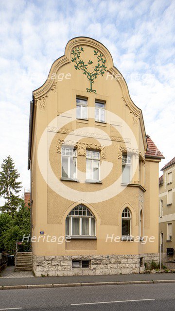 Jugendtil Villa, Triererstrasse 65, Weimar, Germany, (c1905), 2018. Artist: Alan John Ainsworth.
