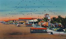 'Lindbergh Field and Administration Building. San Diego, California', c1941. Artist: Unknown.