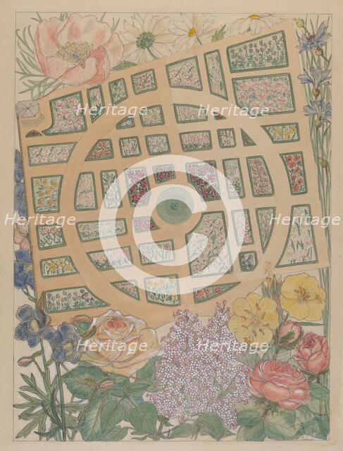 Madame Jumel's Garden, c. 1936. Creator: Virginia Richards.