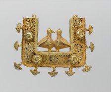 Earrings and Pendant, Iran, 11th-12th century. Creator: Unknown.