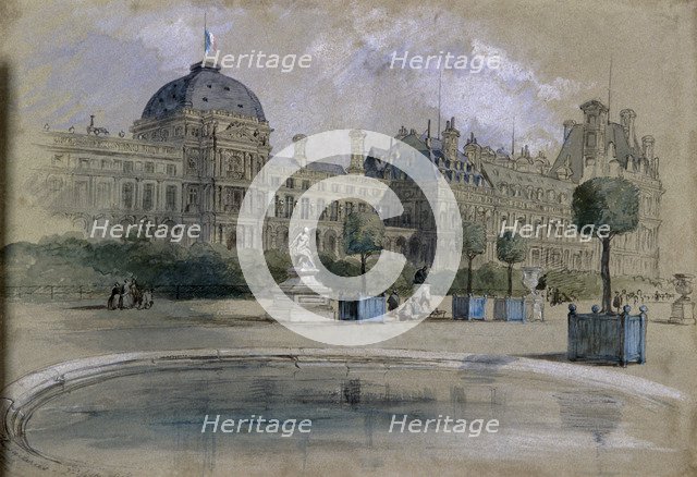 The Tuileries, Paris, France, 1846. Artist: Sir John Gilbert