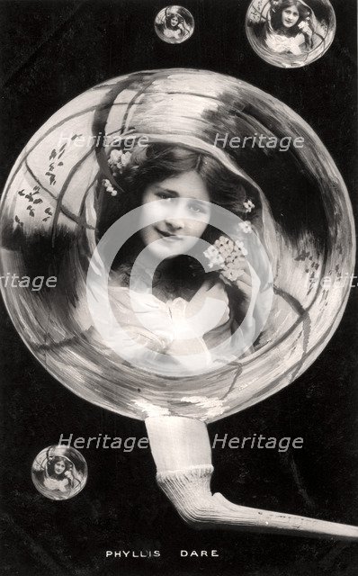 Phyllis Dare (1890-1975), English actress, 1907.Artist: Rotary Photo