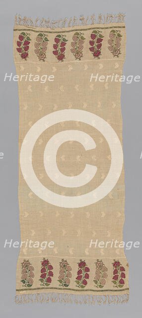 Towel, Turkey, 19th century. Creator: Unknown.