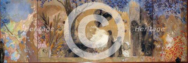 La Nuit, 1910-1911. Creator: Redon, Odilon (1840-1916).