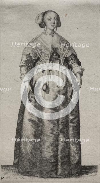 The Several Habits of English Women, from the Nobility to the Country Women..., 1640. Creator: Wenceslaus Hollar (Bohemian, 1607-1677).