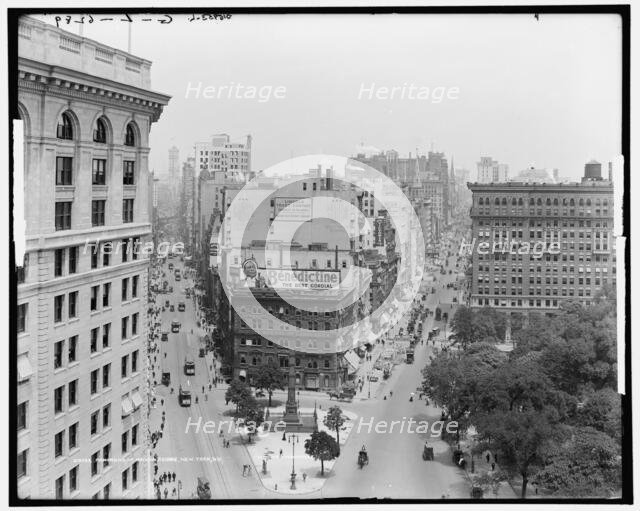 Panorama of Madison Square, New York, N.Y., between 1910 and 1915. Creator: Unknown.