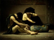 Lamentations over the Death of the First-Born of Egypt, 1877. Creator: Charles Sprague Pearce.
