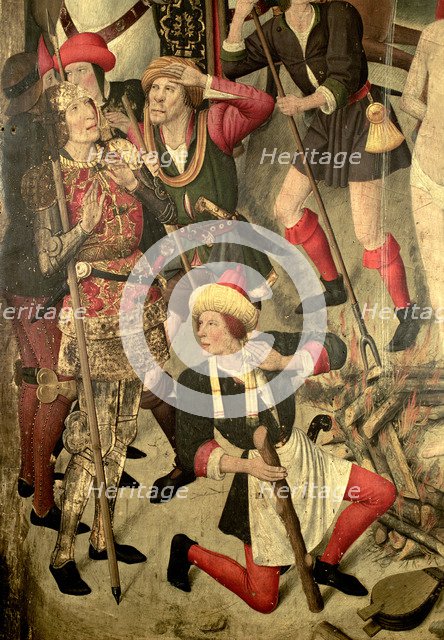 Detail of the Altarpiece of Saint Vincent by Jaume Huguet.