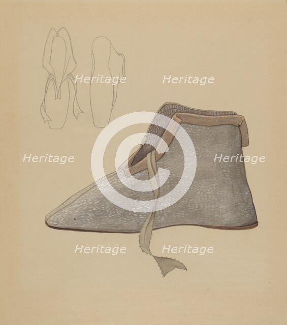 Carriage Boot, c. 1936. Creator: Doris Beer.