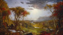 Autumn - On the Hudson River, 1860. Creator: Jasper Francis Cropsey.