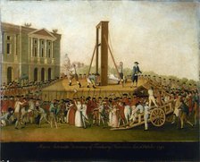 Execution of Marie-Antoinette, October 16, 1793, between 1793 and 1798. Creator: Unknown.