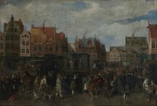 Fair on the Antwerp Meir, 3rd quarter 17th century. Creator: Anon.