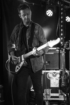 Chris Oliver, The Chameleons live at the Boileroom, Guildford, Surrey, July 2023. Creator: Annapaola Marchesani.