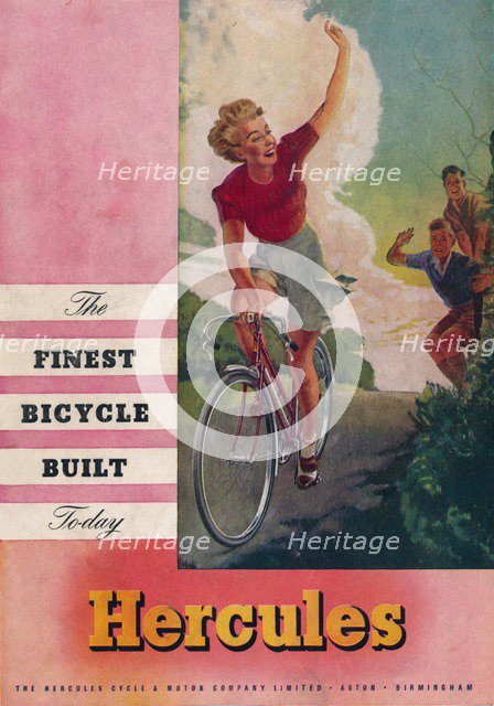 'Hercules - The Finest Bicycle Built', c1930. Artist: Unknown.