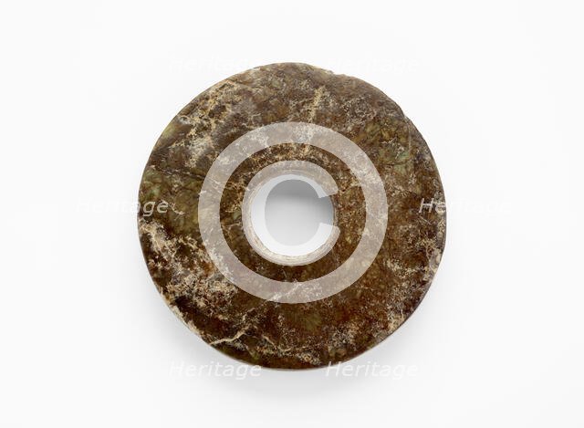 Disk (bi ?), Late Neolithic period, ca. 3300-2250 BCE. Creator: Unknown.