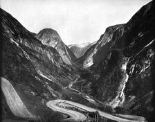 Naerodal Pass, Norway, 1893.Artist: John L Stoddard