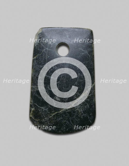 Axe, Neolithic period, probably Liangzhu culture, c. 3000-2000 B.C. Creator: Unknown.