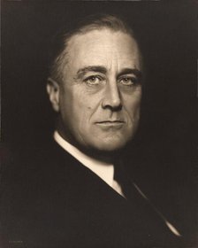 Franklin D. Roosevelt, about 1932. Creator: Vincenzo Laviosa.