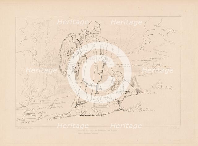 Gertrude of Wyoming, plate 8, 1846. Creator: Edward Webb.