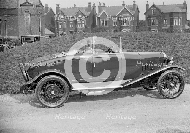 Alvis 10/40 at the Southport Rally, 1928. Artist: Bill Brunell.
