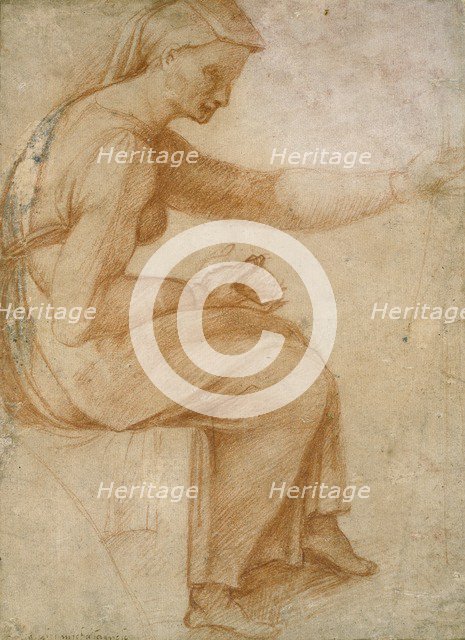 Detail from the Sistine Ceiling, 1508-1512. Artist: Unknown.