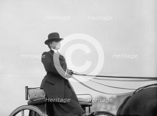 Potts, Mrs. Alan. Horse Show, 1910. Creator: Harris & Ewing.
