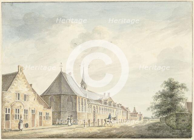 The Jobs-Gasthuis in Utrecht, 1745-1795. Creator: Jacobus Versteegen.