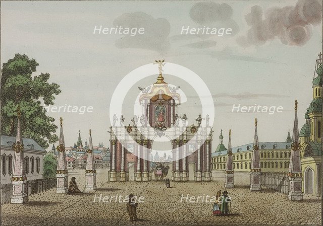 The Red Gates in Moscow, Between 1792 and 1820.