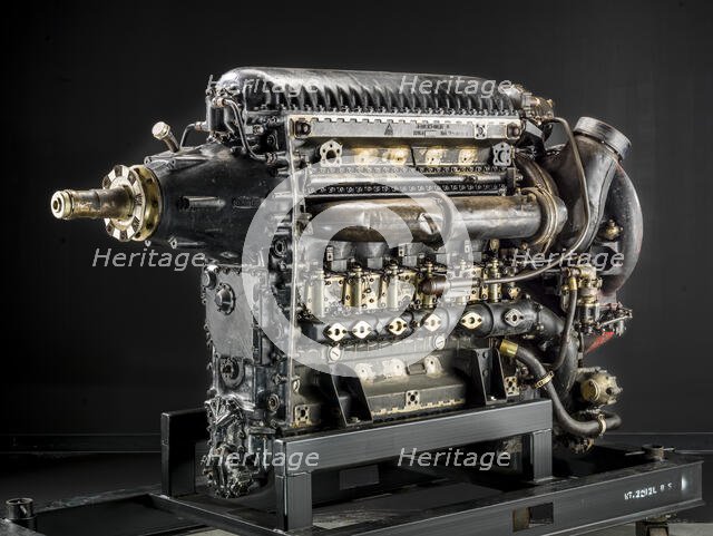 Junkers Jumo 207 D-V2 In-line 6 Diesel Engine, ca. World War II. Creator: Junkers.