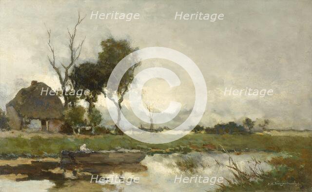 Autumn Landscape, c.1875-c.1903. Creator: Jan Hendrik Weissenbruch.