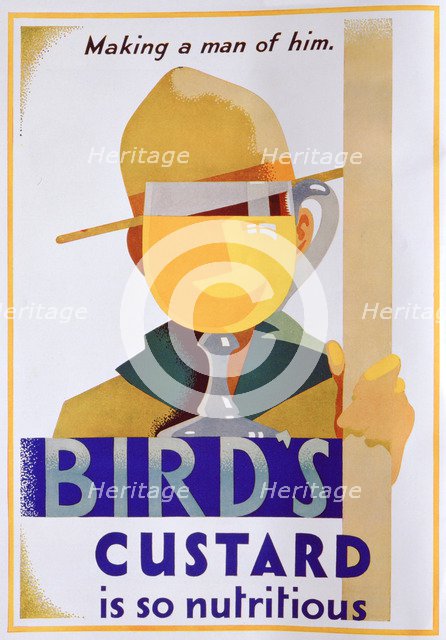 Bird's Custard advert, 1930. Artist: Unknown