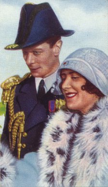 The Duke and Duchess of York (later King George VI and Queen Elizabeth) on their 1927 tour of Austra Artist: Unknown