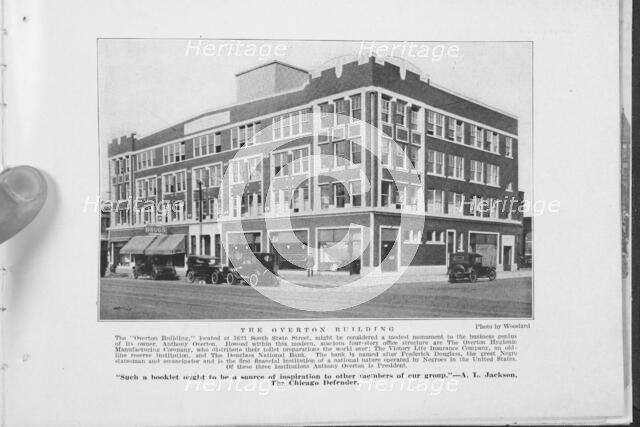 The Overton building located at 3621 South State Street, might be considered a modest..., 1925. Creator: Unknown.