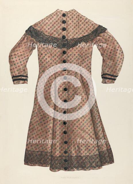 Challis Girl's Dress, c. 1937. Creator: Max Fernekes.