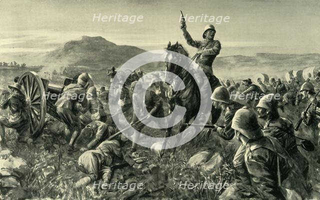 'Lord Methuen Rallying His Broken Forces at Tweebosch', 1902. Creator: Charles Mills Sheldon.
