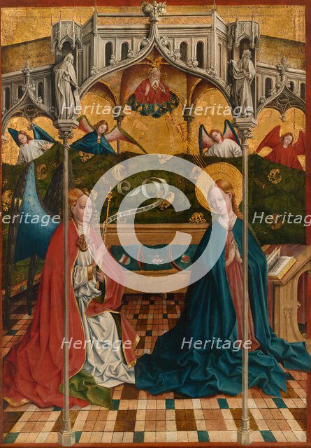 The Annunciation, Completed by 1457. Creator: Johann Koerbecke.