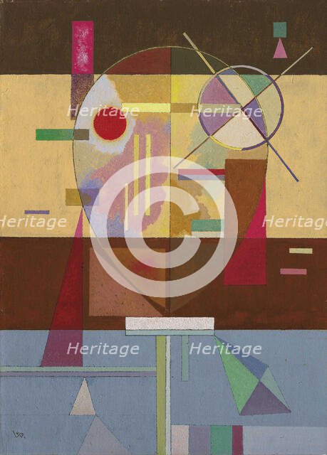 Zersetzte Spannung (Disintegrated Tension), 1930. Creator: Kandinsky, Wassily Vasilyevich (1866-1944).