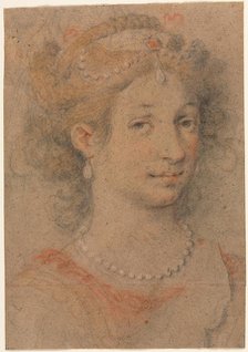 Head of a Woman, 1600s. Creator: Anonymous.