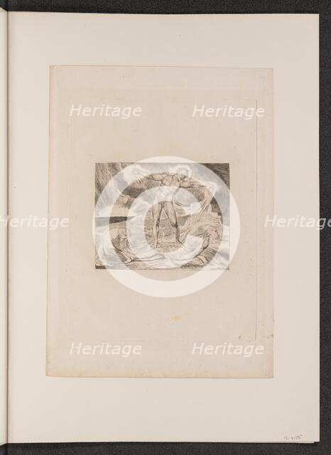 Satan Smiting Job with Boils, 1825. Creator: William Blake.