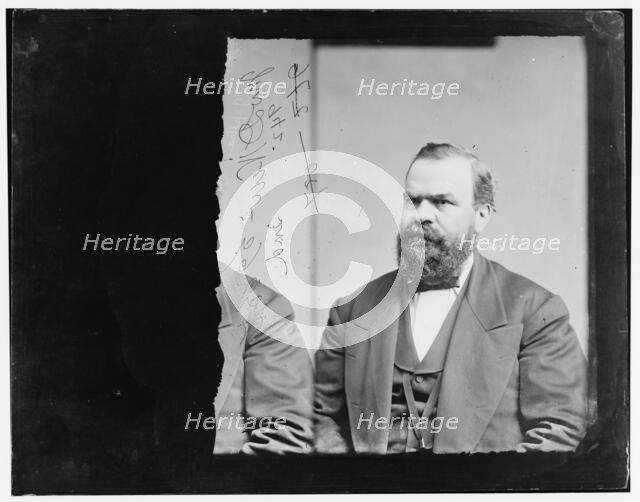 Jeptha Dudley New of Indiana, between 1865 and 1880. Creator: Unknown.