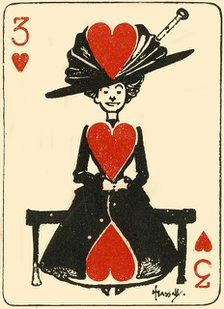 "The waiting virgin", from the three of hearts', 1910. Creator: John Hassall.