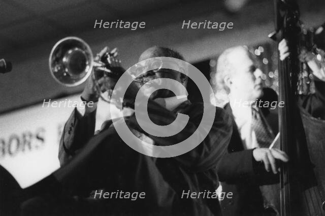 Clark Terry, Jay Leonhart, The March of Jazz, Clearwater Beach, Florida, 2000. Creator: Brian Foskett.