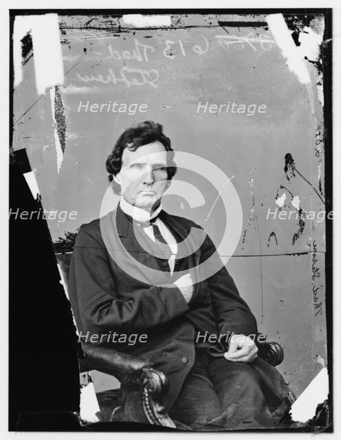 Thaddeus Stevens of Pennsylvania, between 1860 and 1875. Creator: Unknown.