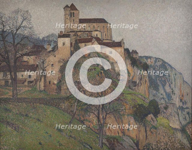 Saint-Cirq-Lapopie. Creator: Henri Martin.