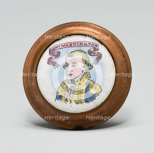 Cloak Pin (Knob or Tieback), England, c. 1780. Creator: Unknown.