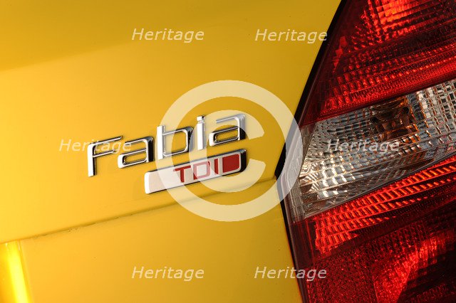 SKODA Fabia 2007. Artist: Simon Clay.