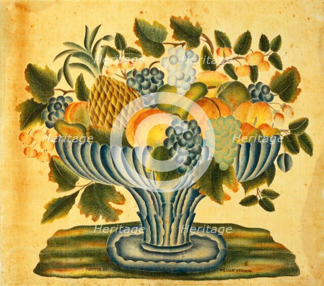 Bowl of Fruit, c. 1830/1840. Creator: William Stearns.
