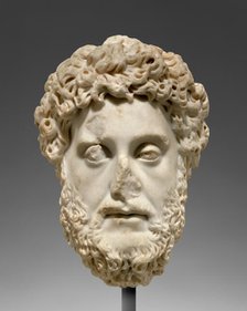 Portrait Head of Commodus, A.D. 182-190. Creator: Unknown.